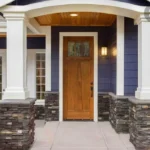 New front door and exterior painting project
