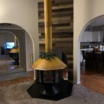 Interior decorative wood accent wall project