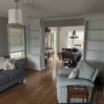 Interior living room painting project