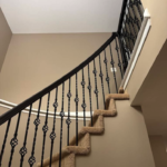 Interior entryway and staircase painting project