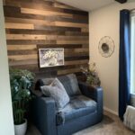 Interior decorative wood accent wall project